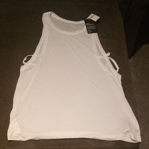 NWT Gap white work out muscle tank